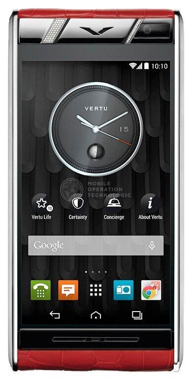 Vertu Aster Diamonds Red Alligator